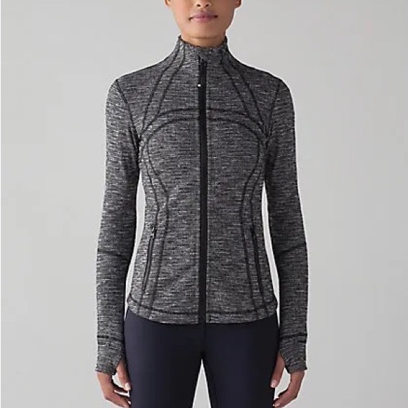 Lululemon Define Zip Up Jacket Coco Pique Black - Picture 1 of 16